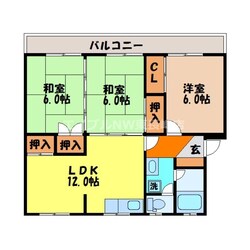 ユートピア長与の物件間取画像